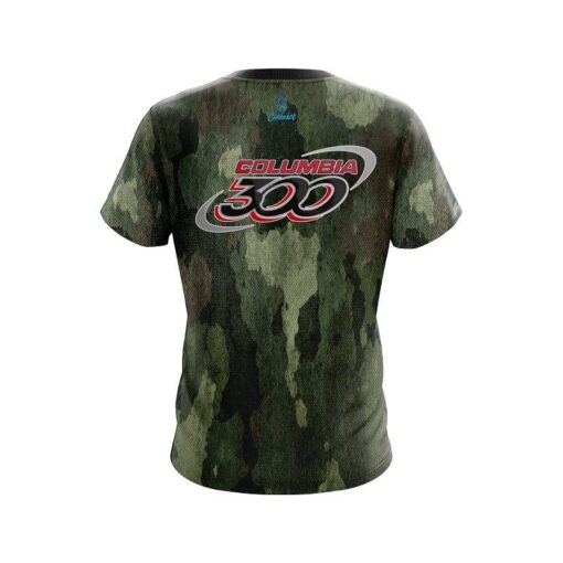 Columbia 300 Camouflage CoolWick Bowling Jersey - Image 2
