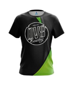 DV8 Carbon Green Swirl CoolWick Bowling Jersey
