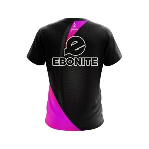 Ebonite Carbon Pink Swirl CoolWick Bowling Jersey - Image 2