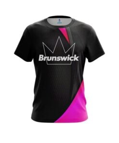 Brunswick Carbon Pink Swirl CoolWick Bowling Jersey