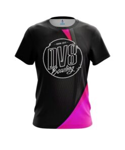 DV8 Carbon Pink Swirl CoolWick Bowling Jersey