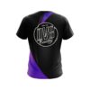 DV8 Carbon Purple Swirl CoolWick Bowling Jersey - Image 2