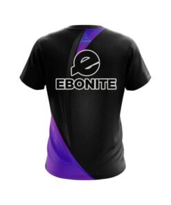 Alternative view of Ebonite Carbon Purple Swirl CoolWick Bowling Jersey