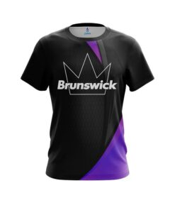 Brunswick Carbon Purple Swirl CoolWick Bowling Jersey