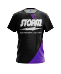 Storm Carbon Purple Swirl CoolWick Bowling Jersey