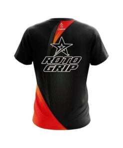Alternative view of Roto Grip Carbon Red Swirl CoolWick Bowling Jersey