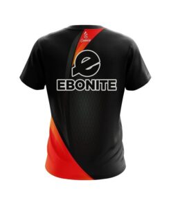 Alternative view of Ebonite Carbon Red Swirl CoolWick Bowling Jersey
