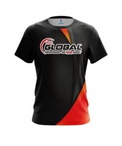 900 Global Carbon Red Swirl CoolWick Bowling Jersey