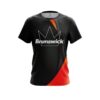 Brunswick Carbon Red Swirl CoolWick Bowling Jersey