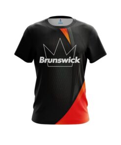 Brunswick Carbon Red Swirl CoolWick Bowling Jersey