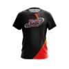 Columbia 300 Carbon Red Swirl CoolWick Bowling Jersey