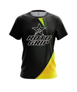 Roto Grip Carbon Yellow Swirl CoolWick Bowling Jersey