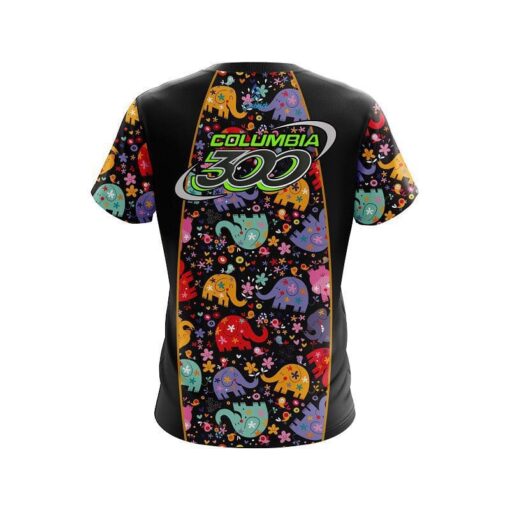 Columbia 300 Elephant Love CoolWick Bowling Jersey - Image 2