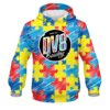 DV8 Autism Awareness CoolWick Bowling Hoodie