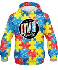 DV8 Autism Awareness CoolWick Bowling Hoodie