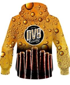 Alternative view of DV8 Beer Bottles CoolWick Bowling Hoodie