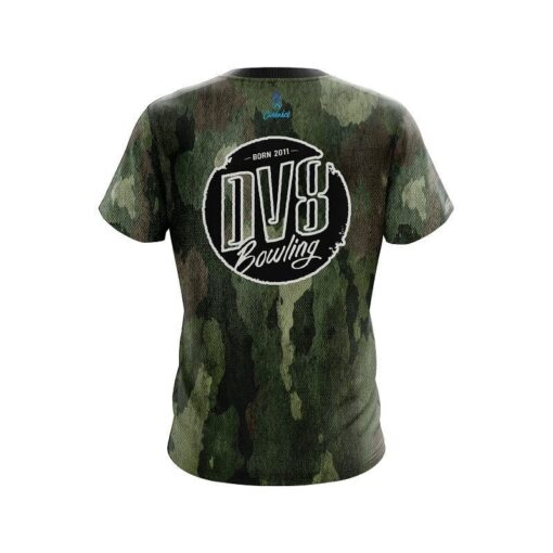 DV8 Camouflage CoolWick Bowling Jersey - Image 2