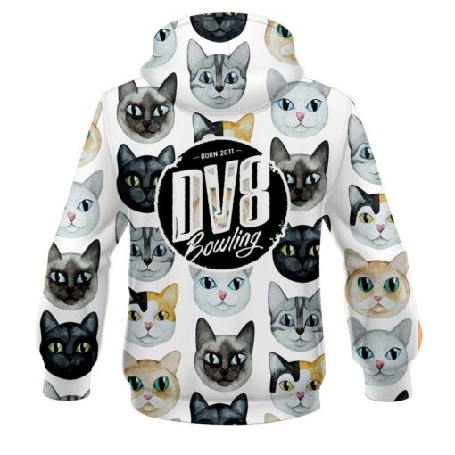 DV8 Kitty Kats CoolWick Bowling Hoodie - Image 2