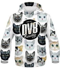 DV8 Kitty Kats CoolWick Bowling Hoodie