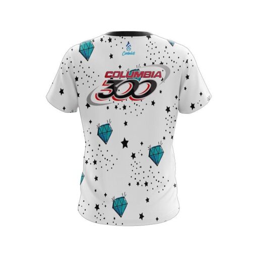 Columbia 300 Diamond White CoolWick Bowling Jersey - Image 2