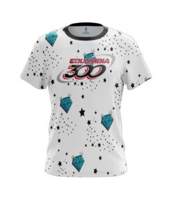 Columbia 300 Diamond White CoolWick Bowling Jersey