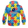 Ebonite Autism Awareness CoolWick Bowling Hoodie - Image 2