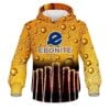 Ebonite Beer Bottles CoolWick Bowling Hoodie