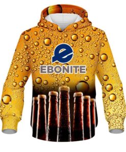 Ebonite Beer Bottles CoolWick Bowling Hoodie