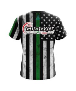 Alternative view of 900 Global Green Line CoolWick Bowling Jersey
