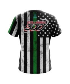 Alternative view of Columbia 300 Green Line CoolWick Bowling Jersey