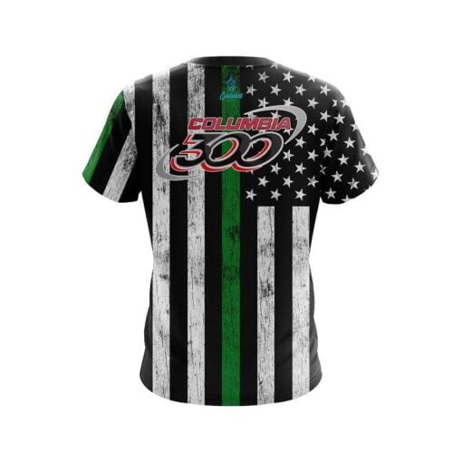Columbia 300 Green Line CoolWick Bowling Jersey - Image 2