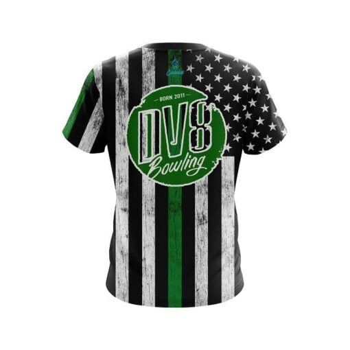 DV8 Green Line CoolWick Bowling Jersey - Image 2