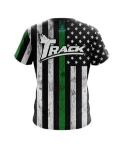 Alternative view of Track Green Line CoolWick Bowling Jersey