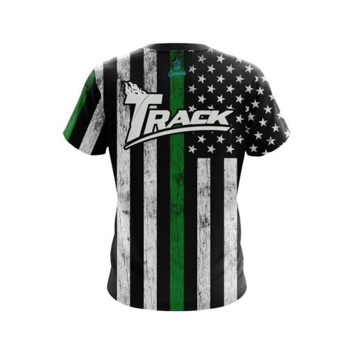 Track Green Line CoolWick Bowling Jersey - Image 2