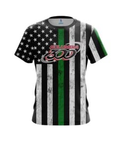 Columbia 300 Green Line CoolWick Bowling Jersey