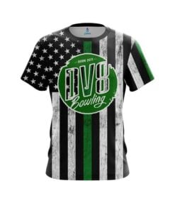 DV8 Green Line CoolWick Bowling Jersey