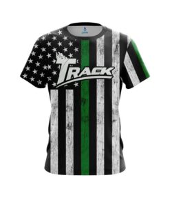 Track Green Line CoolWick Bowling Jersey