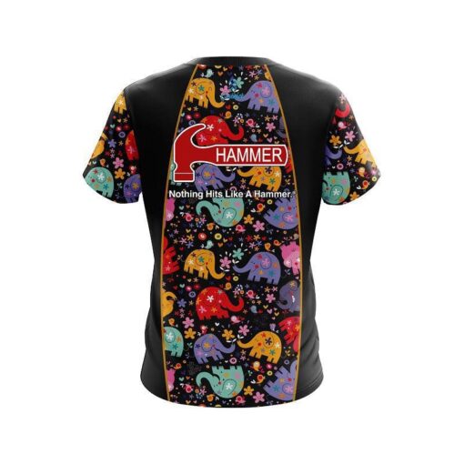 Hammer Elephant Love CoolWick Bowling Jersey - Image 2