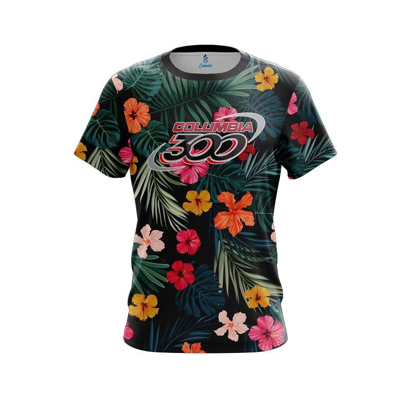 Columbia 300 Hello Tropics CoolWick Bowling Jersey