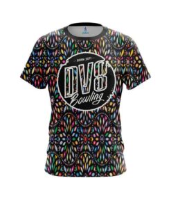 DV8 Kaleidoscope Black CoolWick Bowling Jersey