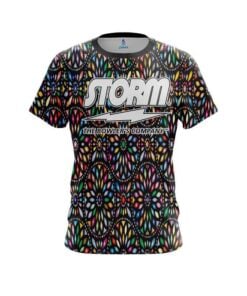 Storm Kaleidoscope Black CoolWick Bowling Jersey