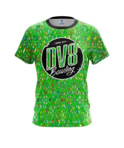 DV8 Kaleidoscope Lime CoolWick Bowling Jersey