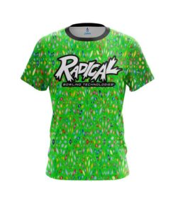 Radical Kaleidoscope Lime CoolWick Bowling Jersey