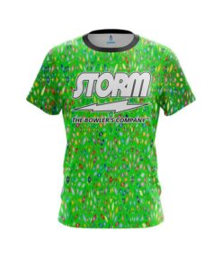 Storm Kaleidoscope Lime CoolWick Bowling Jersey