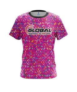 900 Global Kaleidoscope Pink CoolWick Bowling Jersey