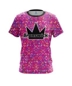 Brunswick Kaleidoscope Pink CoolWick Bowling Jersey