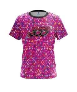 Columbia 300 Kaleidoscope Pink CoolWick Bowling Jersey