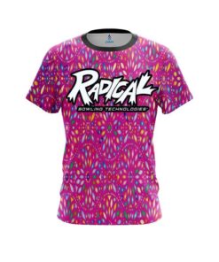 Radical Kaleidoscope Pink CoolWick Bowling Jersey