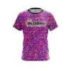 900 Global Kaleidoscope Purple CoolWick Bowling Jersey