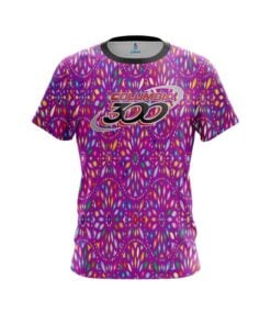 Columbia 300 Kaleidoscope Purple CoolWick Bowling Jersey
